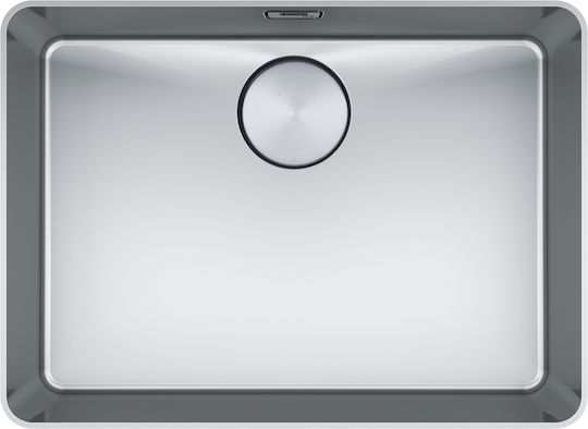 Franke Mythos Myx 210-55 Drop-In Kitchen Sink Inox Silver 56.2x41.2cm