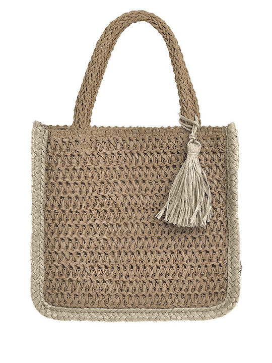 Ble Bag with details and tassel 21x21x13 5-42-111-0003