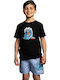 Santa Cruz Screaming Wave T-shirt Kids Black