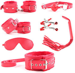 Ophelia's Dream Toys - Bondage Set - Red- 10tz-7002red Ophelia's Dream Toys - Bondage Set - Red- 10tz-7002red