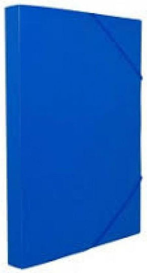Groovy Plastic File Box with Rubber Band 26x4x36cm