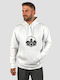 Bunqrn - Pagoda - Hooded Sweatshirt White