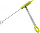 Ibili-accesorii Feliator spiralat, oțel inoxidabil/plastic, 12 cm, argintiu/verde