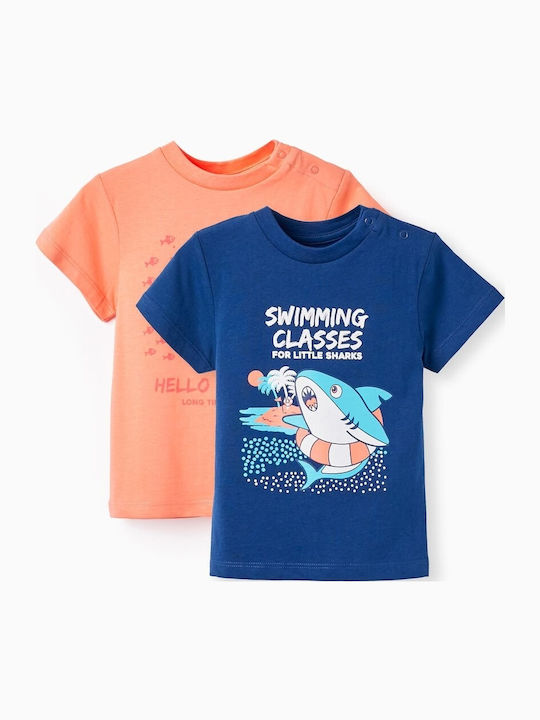 Zippy Σετ T-shirts Πορτοκαλί