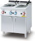 Nudelkocher Boden Gas 25+25 Lt - Cp-78g