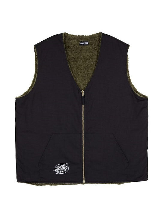 Santa Cruz Men's Sleeveless Jacket Black