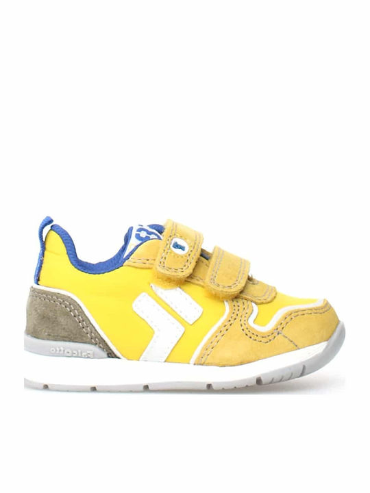 Falcotto Παιδικά Sneakers με Σκρατς Κίτρινα