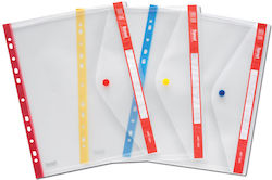 Turikan Binder Pockets With Holes And Reinforcement 5 Pieces Turikan Binder Pockets With Holes And Reinforcement 5 Pieces