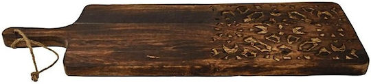 Atmosphera Gebogen Hölzernes Servierplatte 48x18x2cm