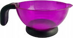 Hair Coloring Bowl With Hand Purple