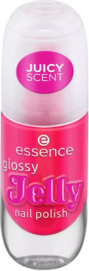 Essence Glossy Jelly Nail Polish 02 Pinkcandy Gloss 8ml