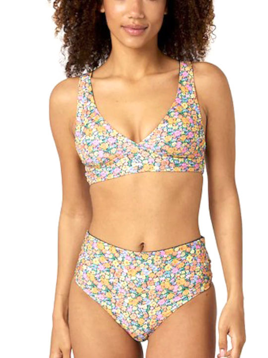 Rip Curl Wns Bikini Afterglow Ditsy Roll Up Good & Halter Revo - Multico