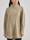 Noisy May High Collar Zipper Sweater 27031183 - 21156096 - Olive oil