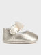 Mayoral Ballerina Shoes with Bow Champagne 24-09742-054 9742 Girl