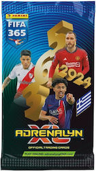 Panini Fifa 365 2024 - Pachet de cărți Adrenalyn Premium pentru afișare (6 cărți)