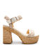 Sandale Bej Guess Follyn Flgfonele03-natu