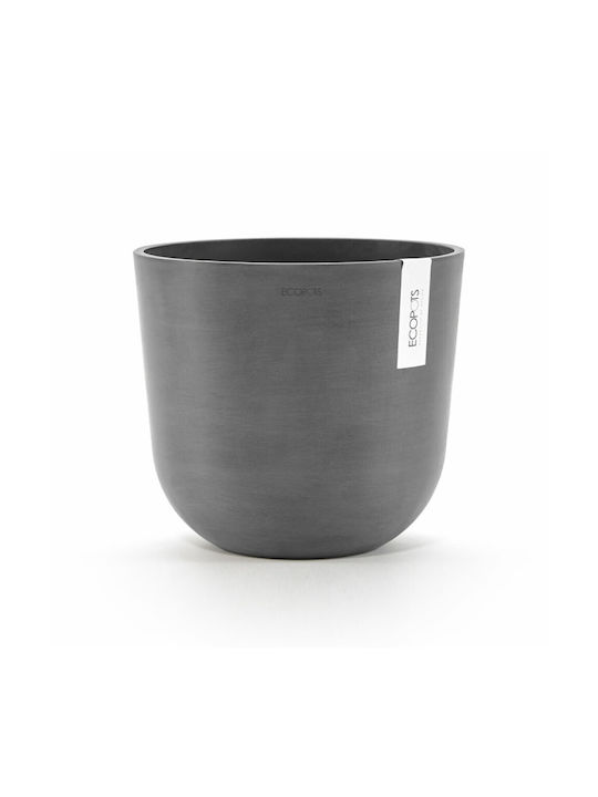 Ecopots Oslo Ghiveci Plastic Cărbune de lemn 25...