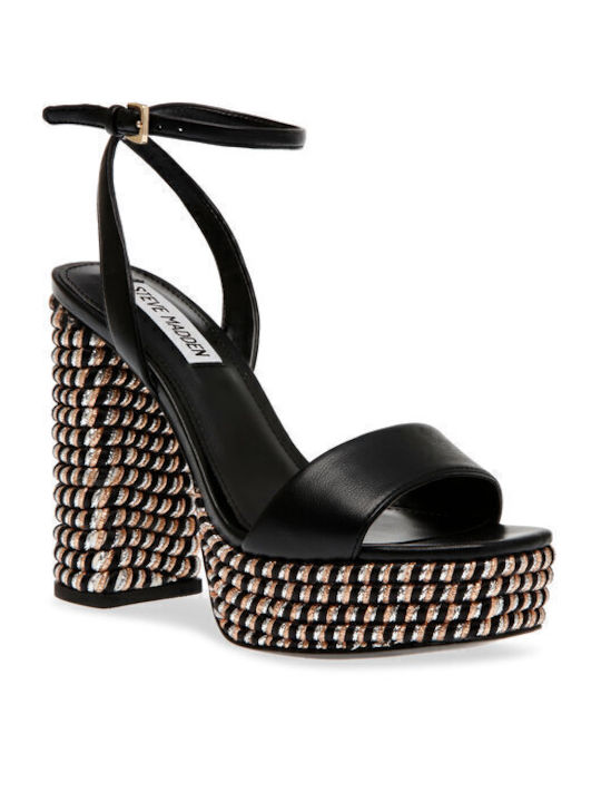 Σανδάλια Steve Madden La Verne Sandal Sm11002976-02002-001 Black Σανδάλια Steve Madden