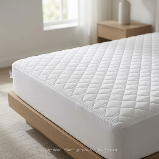 Casa Colori Protective Cover Queen White 160x200+30cm