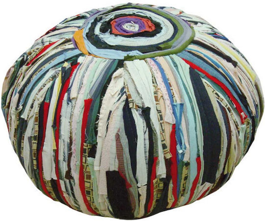 Pouf Hocker Pouf Jgs S.a. Mehrfarbig Ae-98b Pouf Hocker-049 70x70x35cm