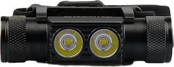 Dulotec Pro d-17-41-612 Водоустойчив Акумулаторен Челен LED Фенер 1850 Лумени