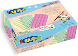 Luna Plastilin 11 Farben 500g Pastell