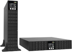 GBC RT-1K UPS On-Line 1000VA 1000W με 6 Schuko Πρίζες