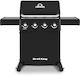 Broil King Crown 410 Ψησταριά Υγραερίου Μαντεμένιας Σχάρας 65x44εκ. με 4 Εστίες 11.4kW