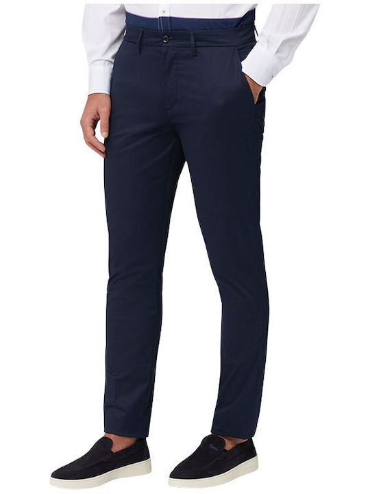 Harmont & Blaine Men's Trousers Chino in Slim Fit Blue