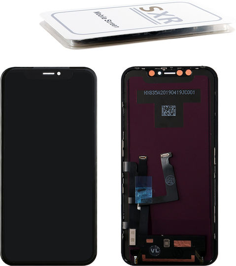 Екран със Сензорен Механизъм за iPhone XR (Черен)