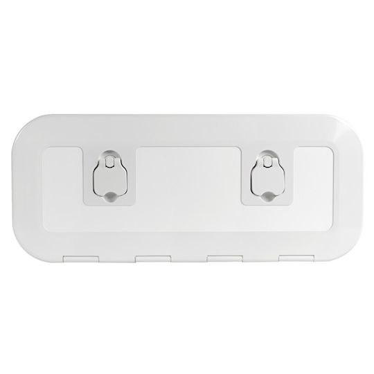 Osculati Ușă de punte a bărcii Rectangular cu Diametru 250mm L250xL250mm Alb Culoare