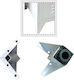 Picioare - Regulatori Metalici Vopsea Albă E600a Alb H.10cm 1buc