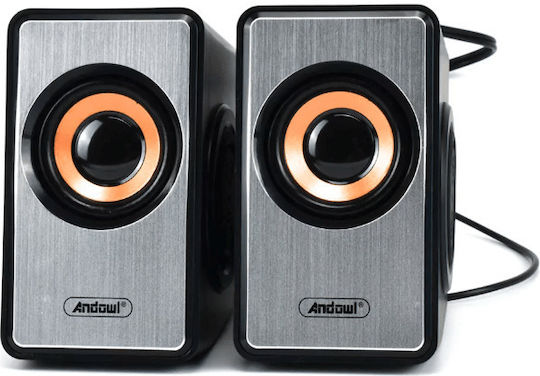 Andowl 2.0 Speakers 3W Silver