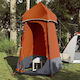 vidaXL Camping Tent Toilet Orange 121x121x225cm