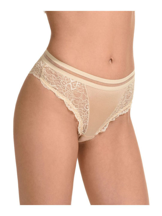 Miss Rosy Women's Brazil with Lace Beige