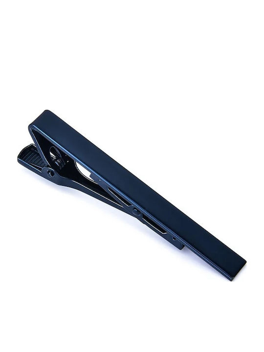 Legend Accessories Silver Tie Clip Blue