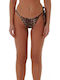 Animal Power Bikini Brazil με Κορδονάκια Leopard