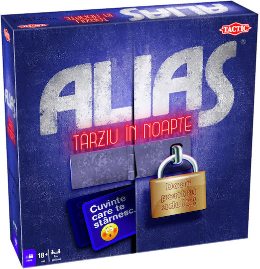 Joc de Societate Alias - Late at Night (Romania) pentru 4+ Jucători 18+ Ani (EN) Tactic