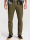 Funky Buddha Men's Trousers Chino in Regular Fit Khaki