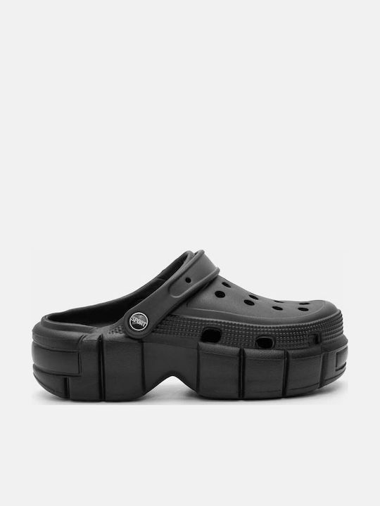 Luigi Damen Clogs Schwarz