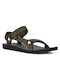 Herrensandalen Khaki/Black