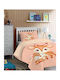 Kinderbett Bettdecke 100% Baumwolle 110x150cm, Hirsch
