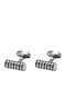 Cufflinks With Dark Blue Enamel M0055