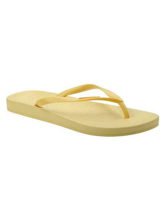 Ipanema Women's Anatomical Vegan Anatomical Flip Flops Made of Recyclable Material in Yellow