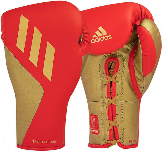 Adidas Speed Tilt 350 mănuși de box cu cordon Adidas Spd350tg - albastru - auriu