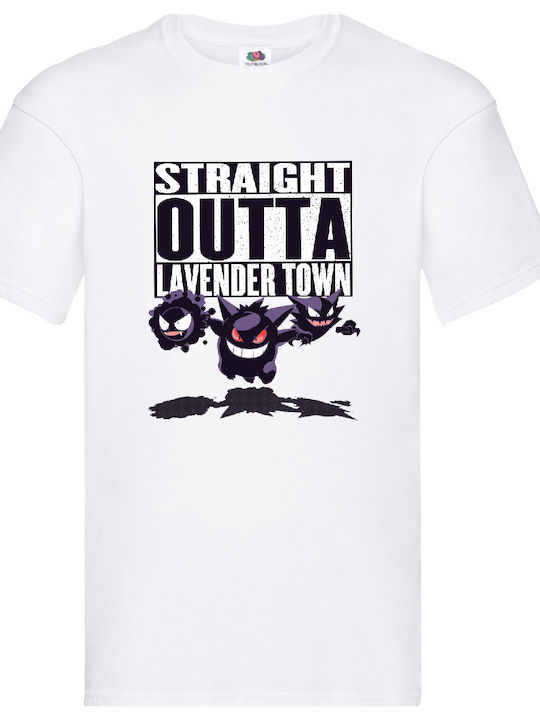 Λευκή Μπλούζα Tshirt Pokemon Gengar Original Fr...