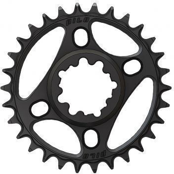 30t Narrow Wide Chainring For Sram Direct Dub Black Anodized