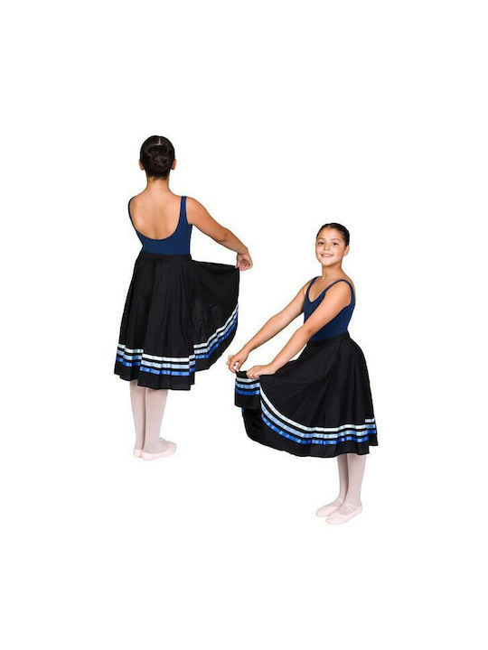 Kindertanzröcke Charakter Schwarz/Blau