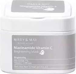 Mary&may Niacinamide Vitamin C Brightening Μάσκα Προσώπου 30τμχ Mary&may Niacinamide Vitamin C Brightening Μάσκα Προσώπου 30τμχ