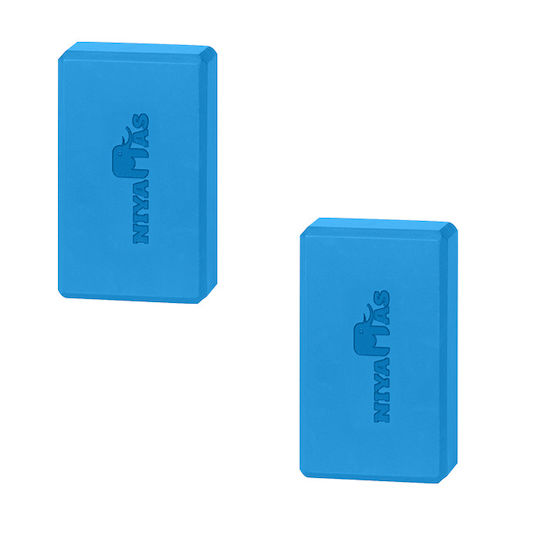 Niyamas Yoga Block in Blue Color